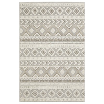 Captiv8e Designs Tiana Geometric Gray/Beige Rug