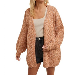 Women's Long Sleeve Sweater Cardigan - WISHLIST - 1 of 4