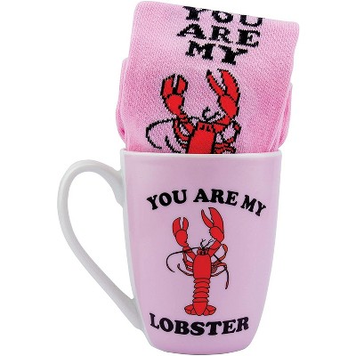 Friends 11oz Lobster Mug and Socks Gift Set