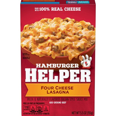 Hamburger Helper Four Cheese Lasagna - 5.5oz