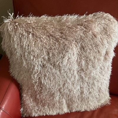 Shimmer shop shag pillow