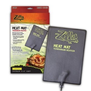 Zilla 4W Heat Mat Terrarium Heater for 1-5 Gallons, Black, Mini, 4" x 7" - 1 of 4