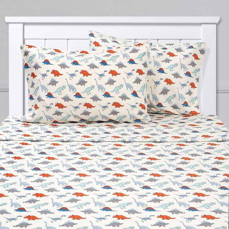 Dinosaurs Microfiber Kids' Sheet Set By Sweet Home Collection™, 1 of 7