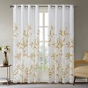 Grungis 50x84 Inch Polyester Burnout Printed Curtain Panels with Grommet Top for Living Room,Bedroom - 2 of 4
