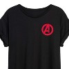 Women's - Marvel - Avengers Captain America Comic Oversized Graphic T-Shirt - image 3 of 4