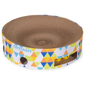 Catstages Bowl Track Scratcher Cat Interactive Toy - 1 of 4