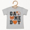 The Juniper Shop Basketball Game Day Coquette Toddler Short Sleeve Tee - 2 of 4