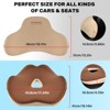 Coverado Seat Cushin and Lumbar Support For Car Seat, Office/Home Chair, Memory Foam Cushion and Lumbar Pillow - 4 of 4