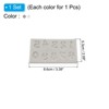 Unique Bargains Number Silicone Polymer Clay Fondant Template for Crafts Air Dry DIY Candy 2 Pcs - 2 of 4