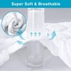 Aoibox Twin XL Mattress Protector Soft Breathable Waterproof Mattress Pad Cover 6-16 Inch Deep Pocket White - 4 of 4