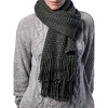 Mio Marino | Wide Knit Ribbed Scarf - 2 of 4
