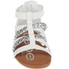 bebe Toddler Girls' Sandals - Open Toe Flat Sandals Comfy Summer Flats for Toddler and Little Kids - 4 of 4