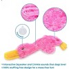 Link Active Crinkle Dog Toy for Small, Medium, and Large Breeds, Cute No Stuffing Duck with Soft Squeaker (2 Pack) - 4 of 4