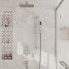 CASAINC 10" Square Shower System with Handheld Spray & Slidebar - 3 of 3