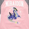 Girls' - Pokémon - Miraidon Collegiate Shirt Tail Raglan Graphic T-shirt - 2 of 4