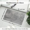 Evideco French Home Goods Decorative  Bath Mats – Ultra Absorbent Quick Dry Rug with Anti-Slip Rubber Backing - 4 of 4