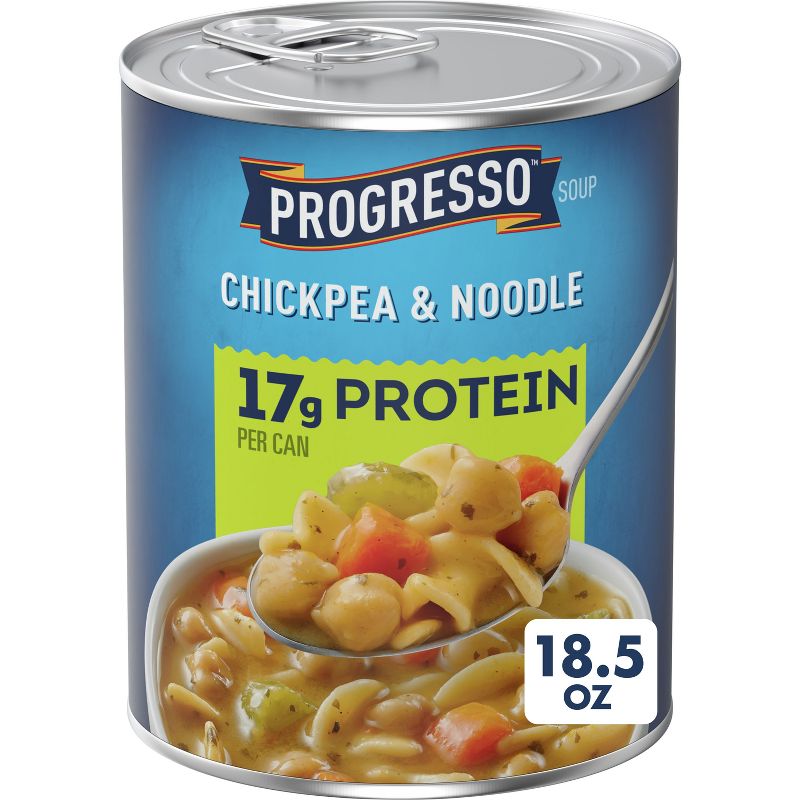 Progresso High Protein Chickpea &#38; Noodle - 18.5oz, 1 of 9