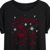 Women's - Winnie the Pooh - Wishing For A Merry Christmas Oversized Graphic T-Shirt - 2 of 4
