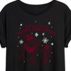 Women's - Winnie the Pooh - Wishing For A Merry Christmas Oversized Graphic T-Shirt - image 2 of 4