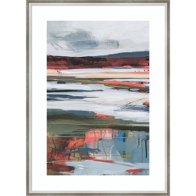 22" x 30" Before Night Falls II by A Fitzsimmons Framed Wall Art Print - Amanti Art