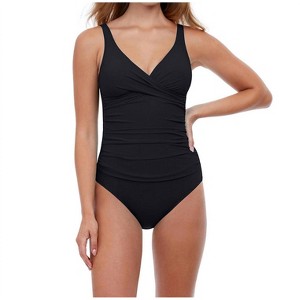 Gottex Women's Vogue Surplice One Piece Swimsuit At