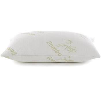 Cheer Collection Shredded Memory Foam Pillow with Washable Rayon from Bamboo Cover