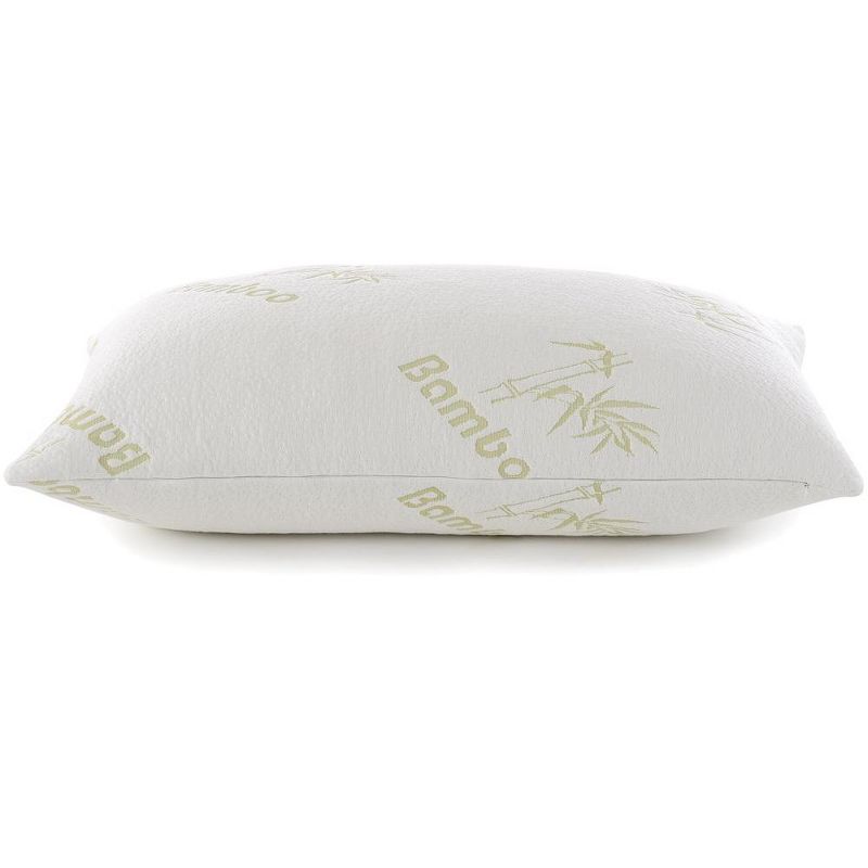 Cheer Collection Shredded Memory Foam Pillow with Washable Rayon from Bamboo Cover, 1 of 8