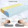 LISM Ergonomic Cervical Neck Pillow,Memory Foam Bed Pillow for Side Back Stomach Sleepers - 4 of 4