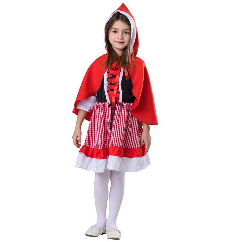 Dress Up America Little Red Riding Hood Costume for Girls, 1 of 3