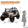 24V 2-Seater Kids Ride On Truck, 4WD Electric Car w/Remote, 4×55W Motors, Suspension, LED Lights, Music - 2 of 4