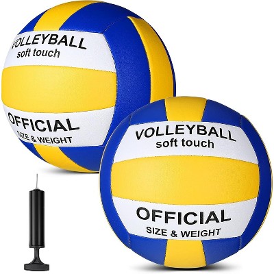 KUYOTQ 2 Pack Beach Volleyball Official Size 5