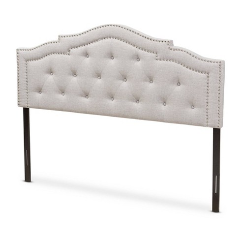 Queen Edith Modern And Contemporary Fabric Headboard Beige