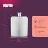 Innovine Stainless Steel Flask, Durable & Leak Proof Screw-on Top Pocket Flasks for Whiskey, Bourbon, Vodka, Scotch, Rum, Gin, 6 oz, Set of 1 - 3 of 4