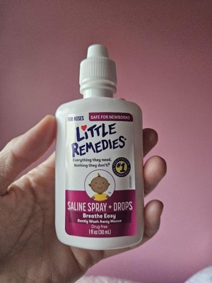 Little Remedies Saline Spray And Drops Safe For Newborn Babies