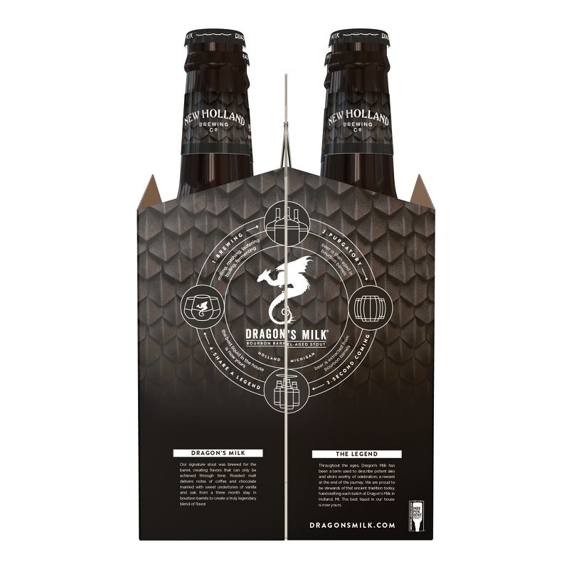 New Holland Bourbon-Barrel Stout Beer - 4pk/12 fl oz Bottles, 3 of 4