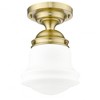 Z-Lite Vaughn 1 - Light Flush Mount in  Luxe Gold - 2 of 4