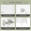 ALEXOUN 20" Bathroom Vanity with Sink Combo, Modern Bathroom Vanity, Compact Space Bathroom Cabinet with Glass Door & Drawer,for Small Space - 4 of 4