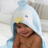 Gerber Baby Hooded Bath Towel & Washcloths, One Size Fits Most, 4-Piece - 4 of 4