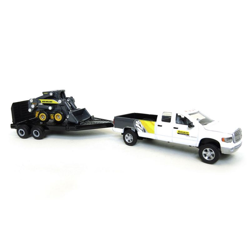 ERTL 1/64th Dodge Pickup with Trailer and New Holland L170 Skid Steer ERT13862, 1 of 5