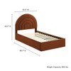Modway Solana Arched Performance Velvet Twin Platform Bed - 3 of 4