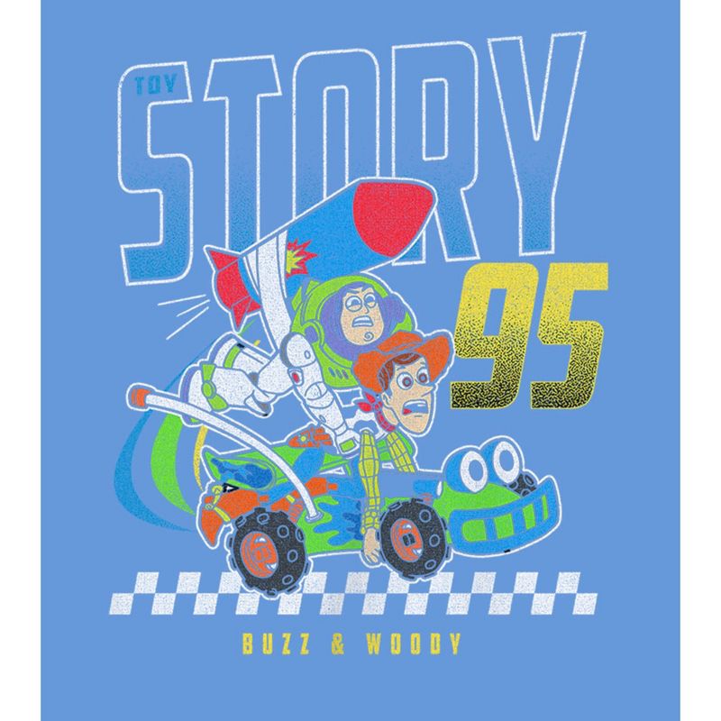 Boy's Toy Story Buzz & Woody Rocket Car Performance Tee, 2 of 5