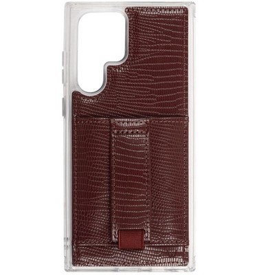 Walli Cases Vivienne Maroon by Chris Loves Julia Phone Case with Wallet and Finger Strap