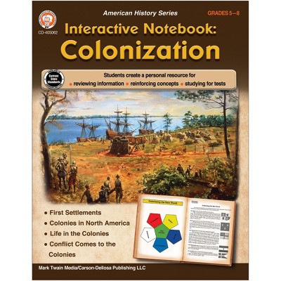 Mark Twain Media Interactive Notebook: Colonization Resource Book, Grade 5-8