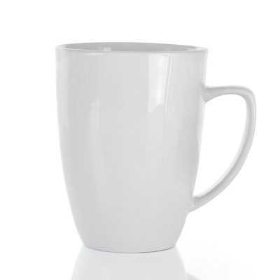 16-Piece White Porcelain Square Dinnerware Set