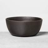 Grainy Stoneware Serve Bowl Black - Hearth & Hand™ with Magnolia