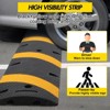 Rubber Speed Bump, Heavy Duty Cable Protector Ramps for Driveway and Parking Lot, 2-Pack - 4 of 4