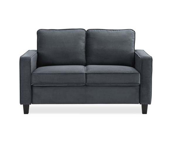 Grafton Loveseat Dark Gray Lifestyle Solutions