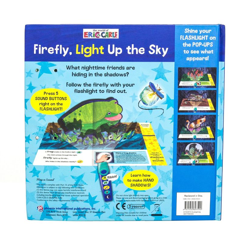 World of Eric Carle Firefly, Light Up the Sky - Flashlight Adventure Sound Book (Board Book), 4 of 5