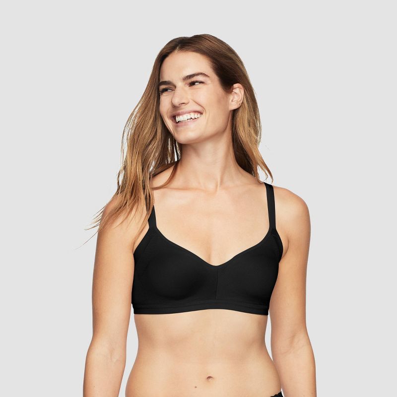 Warners® Simply Perfect® Underarm Smoothing with Seamless Stretch Wireless Lightly Lined Comfort Bra RM3911T, 1 of 5
