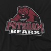State University Of New York At Potsdam Distress Primary Kids T-Shirt For Youth Black - 2 of 4